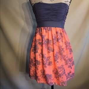 Strapless summer dress